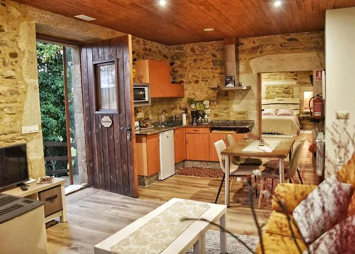 Pazo Da Fonte En A Costa Da Morte Lägenhet