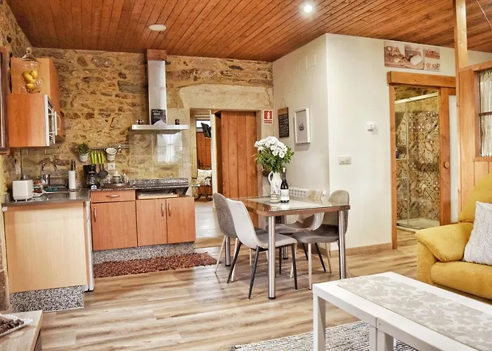 Pazo Da Fonte En A Costa Da Morte Lägenhet