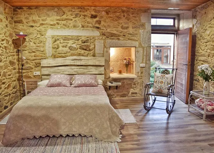 Pazo Da Fonte En A Costa Da Morte Lägenhet