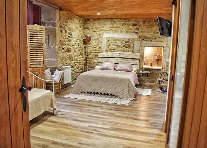 Pazo Da Fonte En A Costa Da Morte Lägenhet *