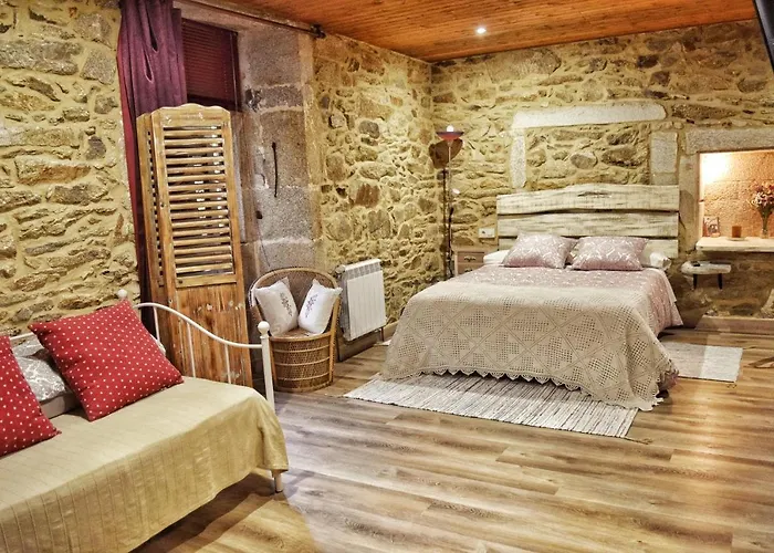 Pazo Da Fonte En A Costa Da Morte Lägenhet