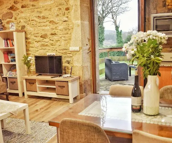 Pazo Da Fonte En A Costa Da Morte Lägenhet Xornes