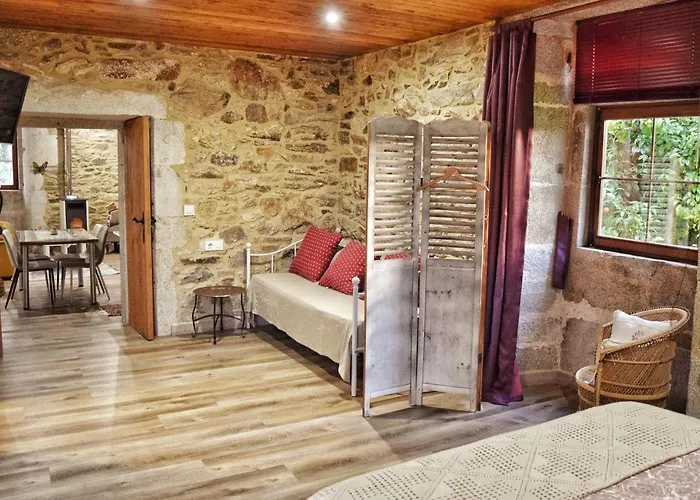 Pazo Da Fonte En A Costa Da Morte Lägenhet *