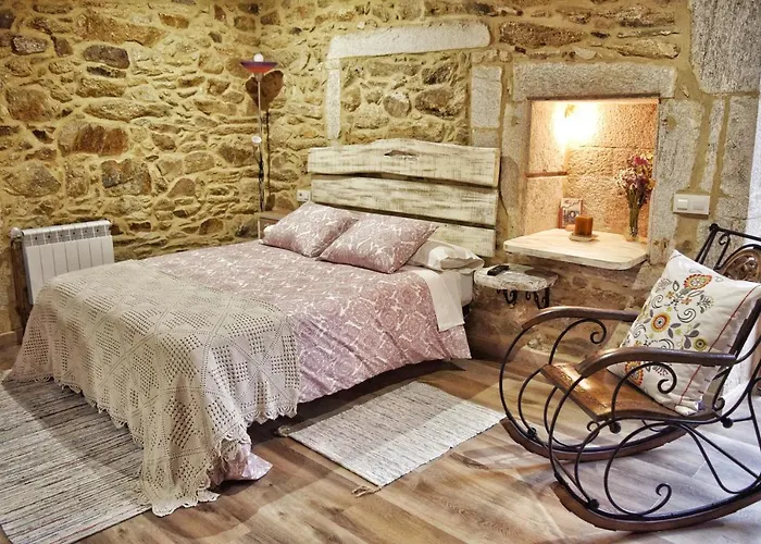 Pazo Da Fonte En A Costa Da Morte Lägenhet